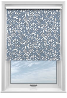 Aviary, Denim - Twist&Fit Roller Blind